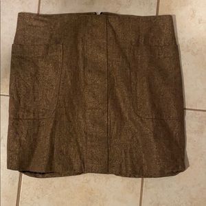 Bronze/gold skirt